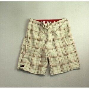 QuickSilver Tan Men Boardshorts Live Your lIfe Size 32